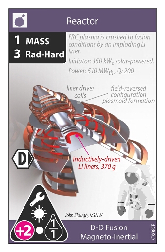 D-D Fusion Magneto-Inertial / H-B Fusion Reciprocating Plasmoid (front)